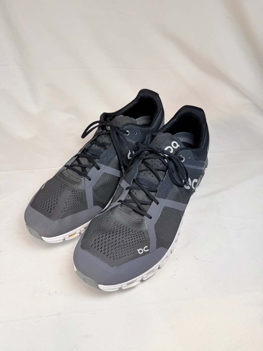 Athleisure/performance On Running Cloudflow Black Asphalt Athletic Sneakers
